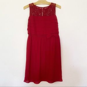 LOFT Formal Red Dress 2